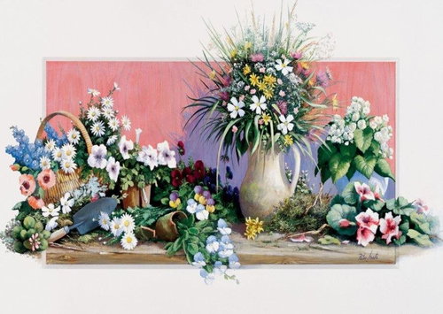 Spring Flowers Puzzle 500 pieces - Jigsaw Puzzle - Main image
