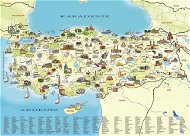 Puzzle - Turkey: Cultural Map, 260 Pieces - Jigsaw