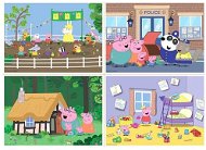 Puzzle Piggy Peppa 4-in-1 (20, 40 ,60, 80 pieces) - Jigsaw