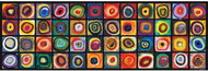 Panoramic Puzzle - Coloured Circles, 1000 Pieces - Jigsaw Puzzle