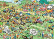 Puzzle Jan van Haasteren: 1000  Lawn Mower Race - Jigsaw Puzzle