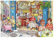 Puzzle WASGIJ Mystery 18: Quick Lunch 1000 pieces - Jigsaw Puzzle
