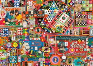 Puzzle Vintage: Board Games 1000 pieces - Jigsaw Puzzle