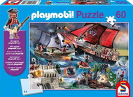 Puzzle Playmobil Pirates 60 pieces + Playmobil Figurine - Jigsaw Puzzle