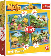 Puzzle Včelka Mája: Dobrodružství 4v1 (12,15,20,24 dílků) - Puzzle