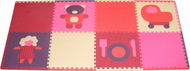 Pěnové puzzle Holčičí hračky SX (60x60) s okraji - Pěnové puzzle