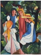 RICORDI - Macke August 4 Girls 1500 pieces - Jigsaw Puzzle