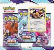 Pokémon TCG: SWSH06 Chilling Reign – 3 Blister Booster - Kartová hra
