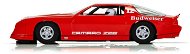 Toy Car GT SCALEXTRIC C4073 - Chevrolet Camaro IROC-Z - Red - Slot Track Car