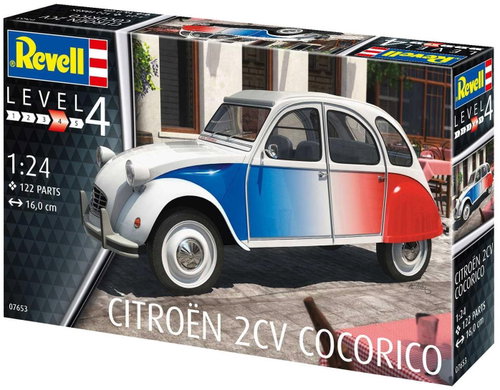 Plastic ModelKit auto 07653 - Citroen 2 CV "Cocorico" - Plastic Model - Main image