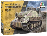 Model Kit military 6573 - 38 cm RW 61 auf STURMMORSER TIGER - Plastic Model