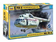 Model Kit Helicopter 7254 - MIL Mi-8 Rescue Helicopter - Plastic Model