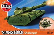 Quick Build tank J6022 - Challenger Tank - zelená - Model tanku