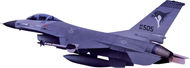 Starter Set letadlo A55312 - General Dynamics F-16A/B Fighting Falcon  - Model letadla