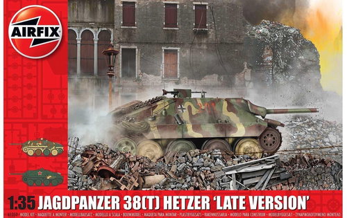 Classic Kit tank A1353 - JagdPanzer 38 tonne Hetzer "Late Version" - Plastic Model - Main image