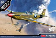Model Kit letadlo 12338 - USAAF P-51 "North Africa" - Plastikový model