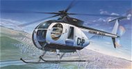 Model vrtulníku Model Kit vrtulník 12249 - HUGHES 500D POLICE HELICOPTER - Model vrtulníku