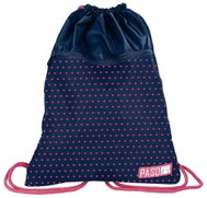 Blue dots premium back bag - Drawstring Bag