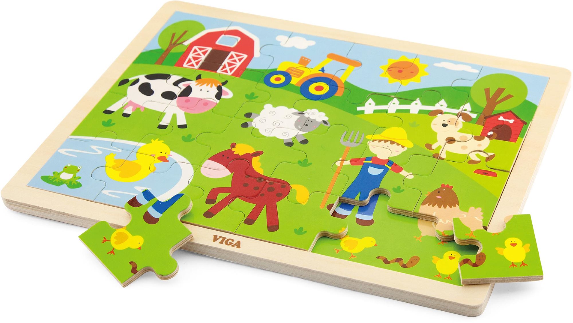 VIGA Fa puzzle 24 darabos - farm