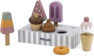 Toy Kitchen Food Wooden Ice Cream Set - Jídlo do dětské kuchyňky
