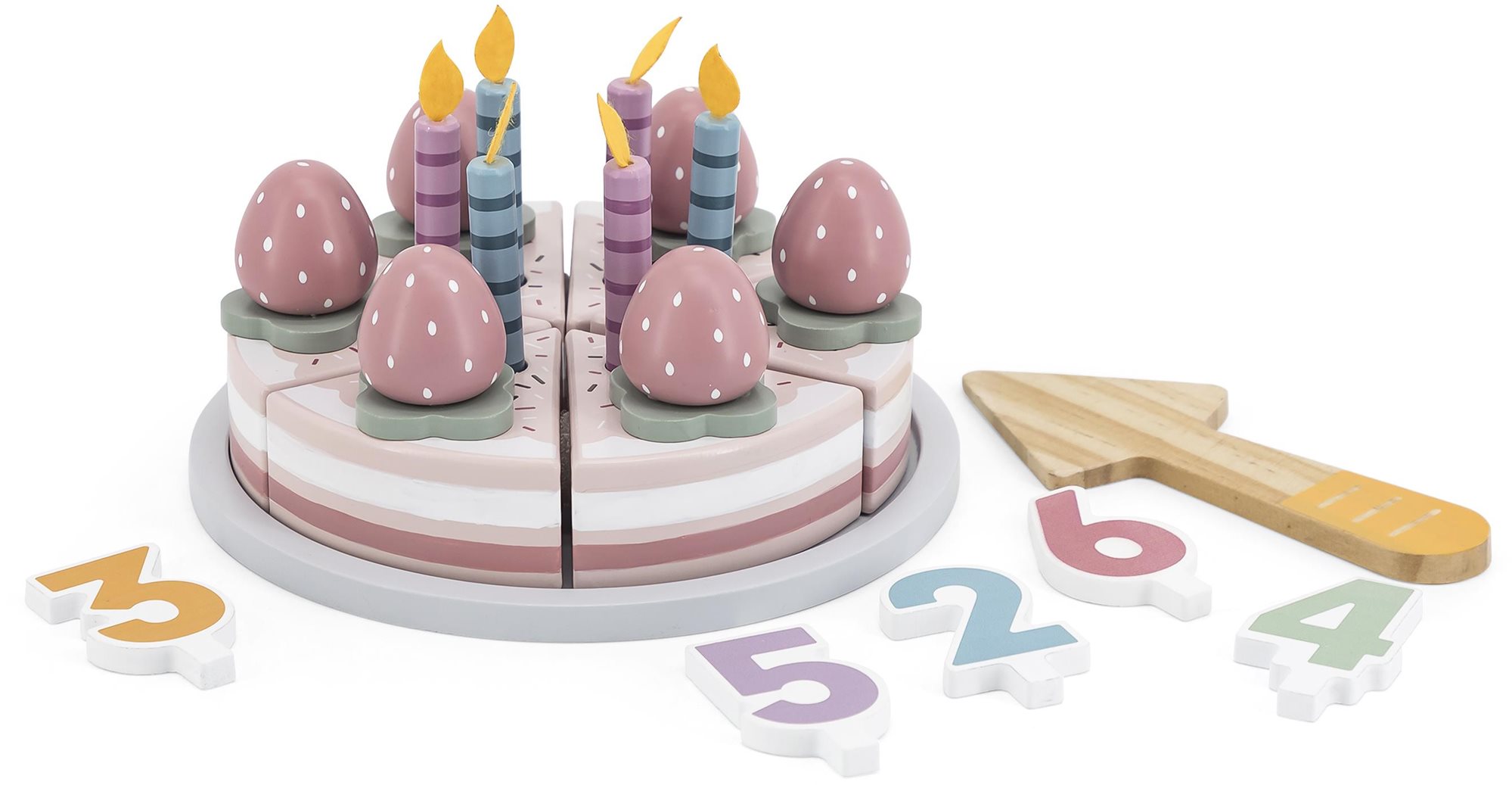 VIGA Fából készült születésnapi torta
