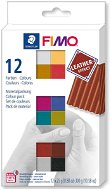 FIMO "Leather Effect" Set of 12 Colours 25g - Modelling Clay