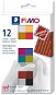 FIMO Ledereffekt Set mit 12 Farben 25g - Knete