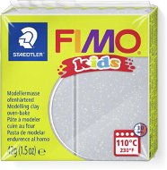 FIMO Kids, 42g - glitter ezüst - Gyurma