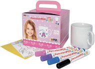 KREUL EASY Set of Porcelain Markers with Cup for Girls - Felt Tip Pens