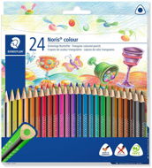 STAEDTLER "Noris Colour" Crayons, 24 Colours, Triangular - Coloured Pencils