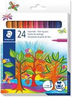 STAEDTLER Markers, Set, 24 Colours, 1mm - Felt Tip Pens