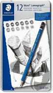 STAEDTLER Graphite Pencils "Mars Lumograph", 12 Hardnesses, Hexagonal, Artistic - Pencil