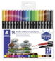 STAEDTLER Permanentmarker "Twin-Tip" - 18 Farben - 0,4 mm / 2,0 mm - doppelseitig - Marker