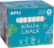 APLI Chalks for whiteboard, white, 100 pcs - Chalk