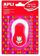 APLI Decorative Punch "Creative" Tulip, Red - Paper Punch