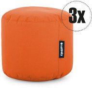 SakyPaky 3× taburetka oranžová - Taburetka