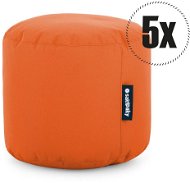 SakyPaky 5× taburetka oranžová - Taburetka