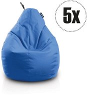 SakyPaky Bean Bags - 5x Pear Azure - Bean Bag