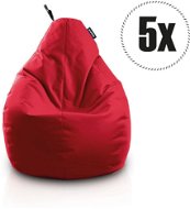 SakyPaky Bean Bags - 5x Pear Red - Bean Bag