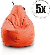 SakyPaky Bean Bags - 5x Pear Orange - Bean Bag