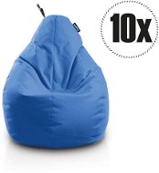SakyPaks Seat Bags - 10x Pear Azure - Bean Bag