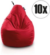 SakyPaks Bean Bags - 10x Pear Red - Bean Bag
