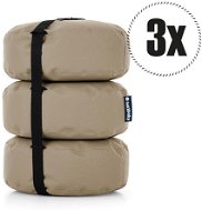 SakyPaky Bean Bags - 3x Stool Beige - Stool