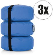 SakyPaky Bean Bags - 3x Stool Azure - Stool