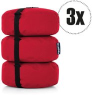 SakyPaky Bean Bags - 3x Stool Red - Stool