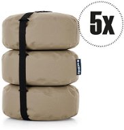 SakyPaky Bean Bags  - 5x Stool Beige - Stool