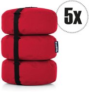 SakyPaky Bean Bags  - 5x Stool Red - Stool
