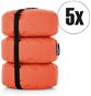 SakyPaky Bean Bags  - 5x Stool Orange - Stool