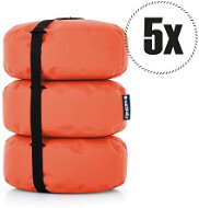 SakyPaky Bean Bags  - 5x Stool Orange - Stool
