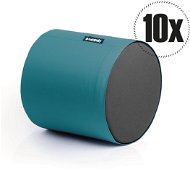 SakyPaky Seating Bags - 10x Pouffe PUR Petrol - Stool